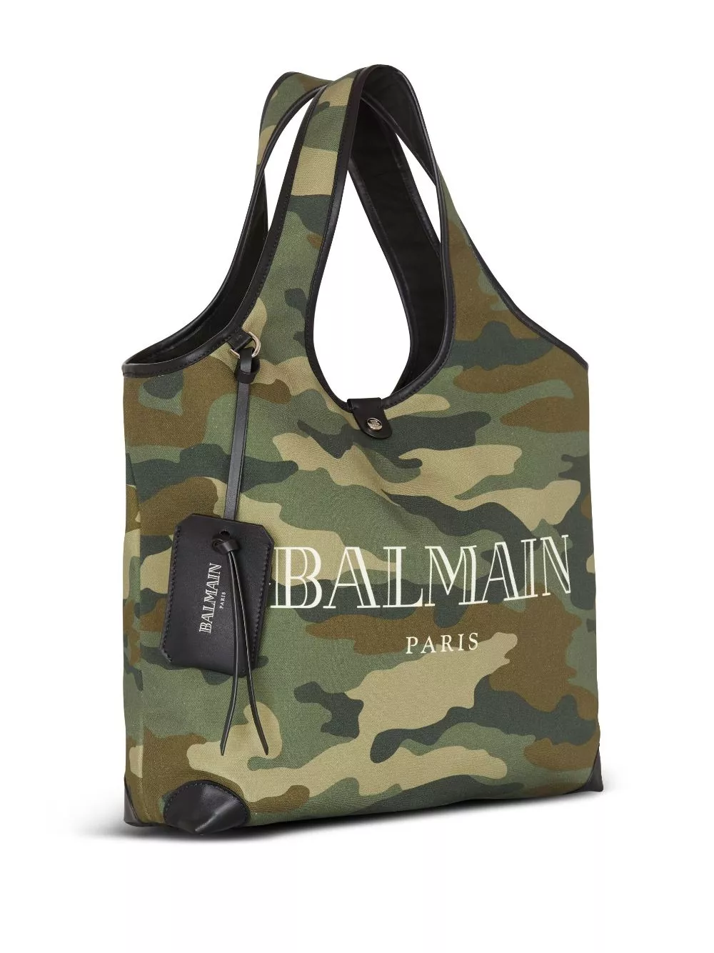 Affordable Balmain B-Army camouflage-print tote bag Men 0129