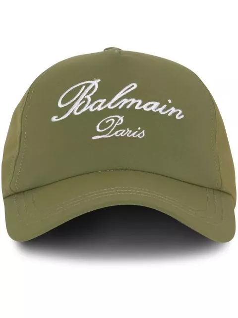 Balmain logo-embroidered baseball cap Men 0126