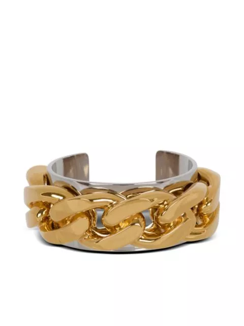 Balmain chain-embellished cuff bracelet Women 0124