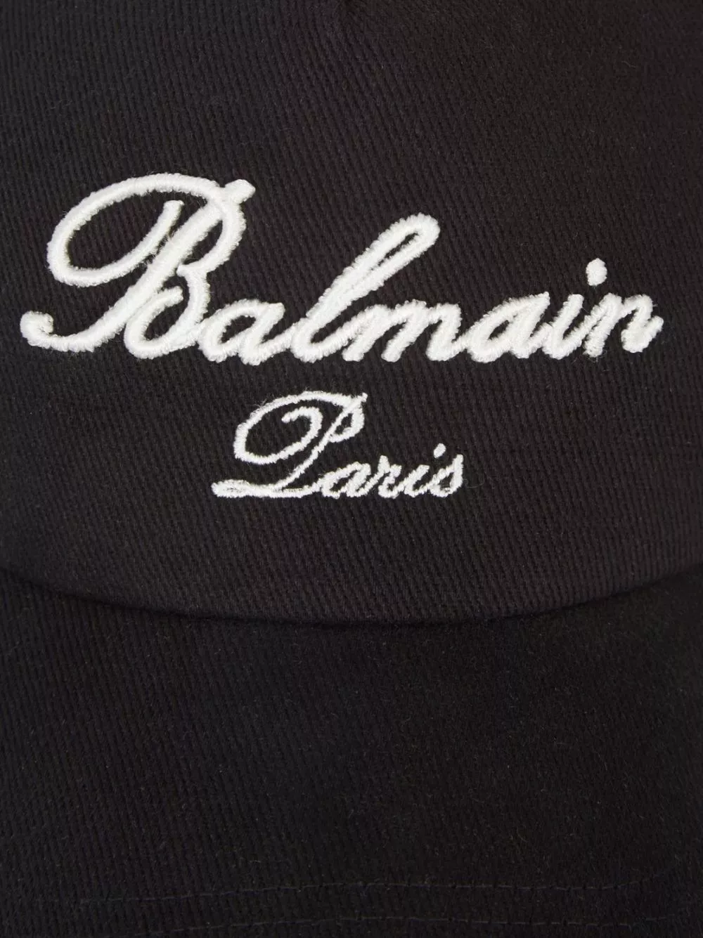 Affordable Balmain Signature-embroidered baseball cap Men 0126