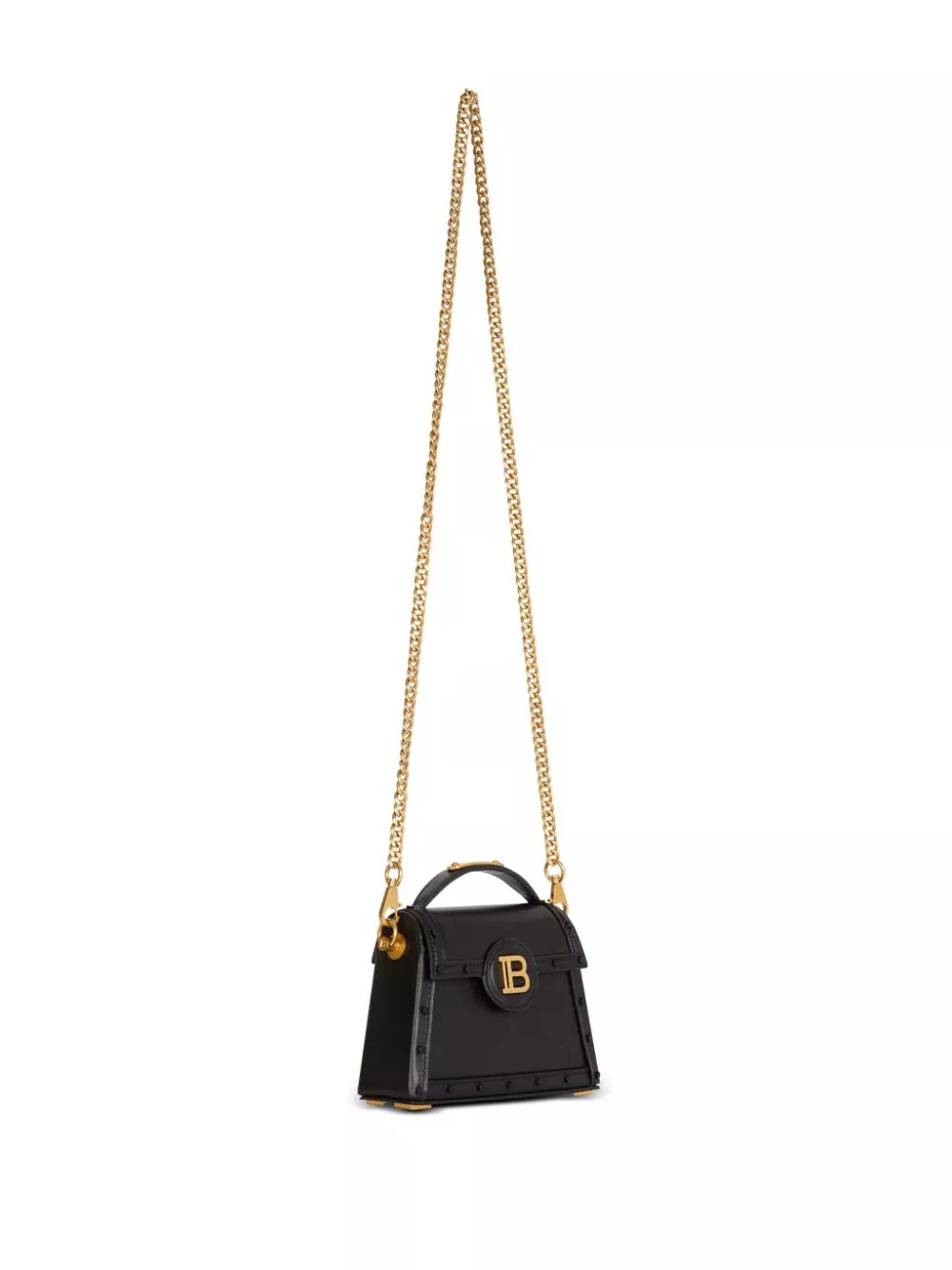 Affordable Balmain small B-Buzz Dynasty leather shoulder bag Women 0123