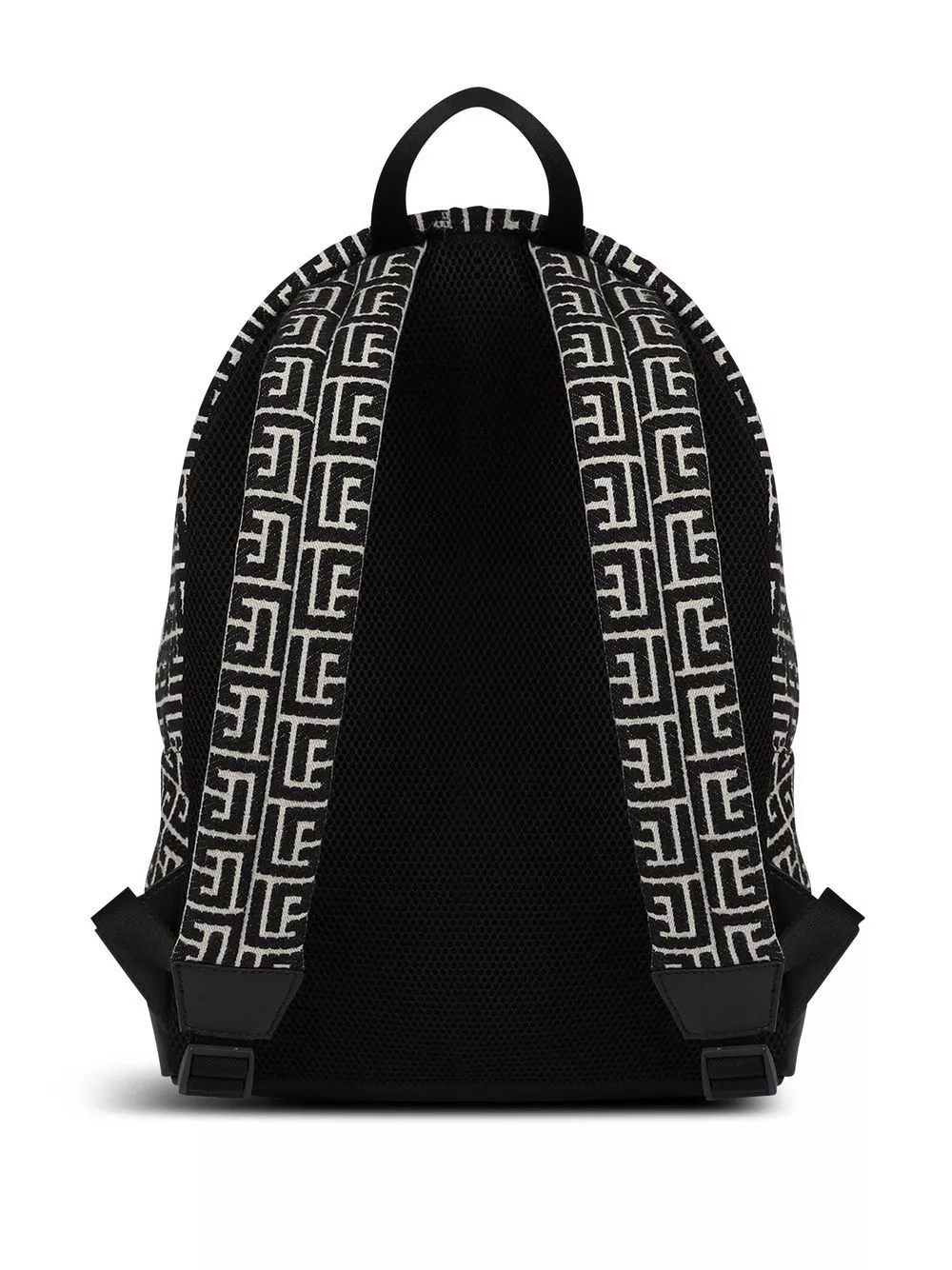 Affordable Balmain all-over logo-pattern backpack Men 0130