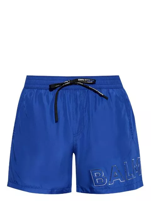 Balmain logo-print swim shorts Men 0114