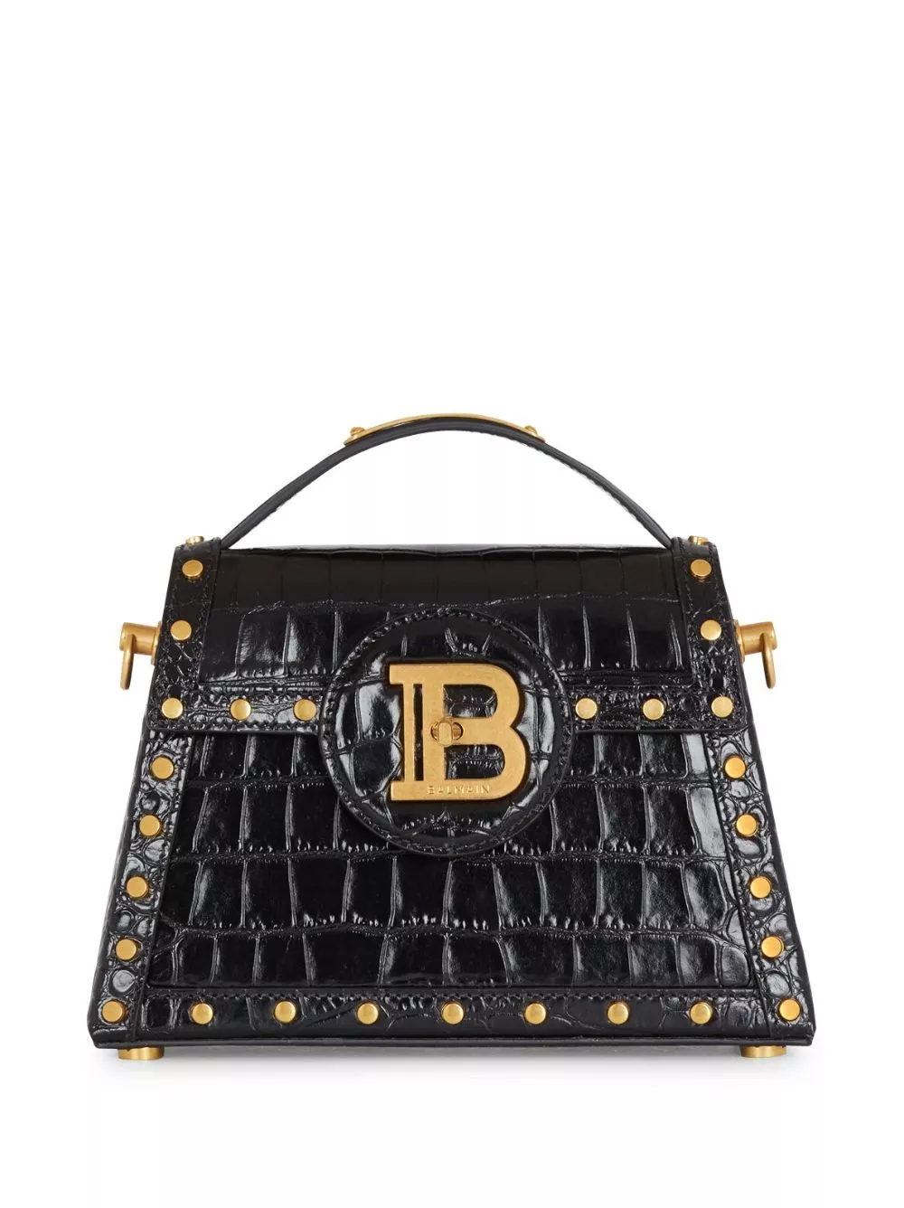 Cheap Balmain Bbuzz Dynastie embossed-crocodile bag Women 0123