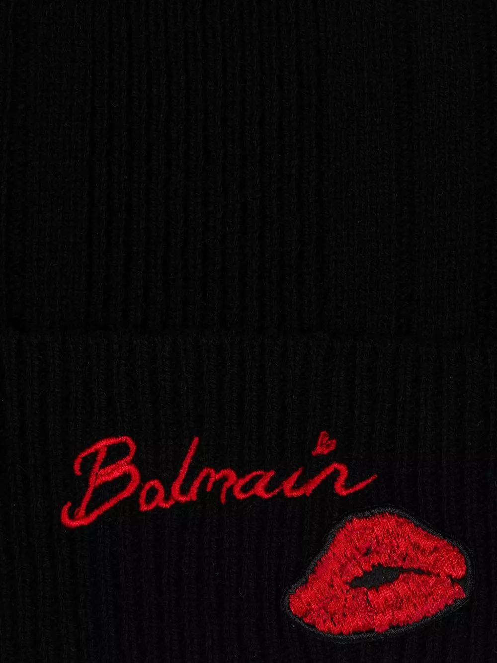 Cheap Balmain logo-embroidered beanie Men 0120