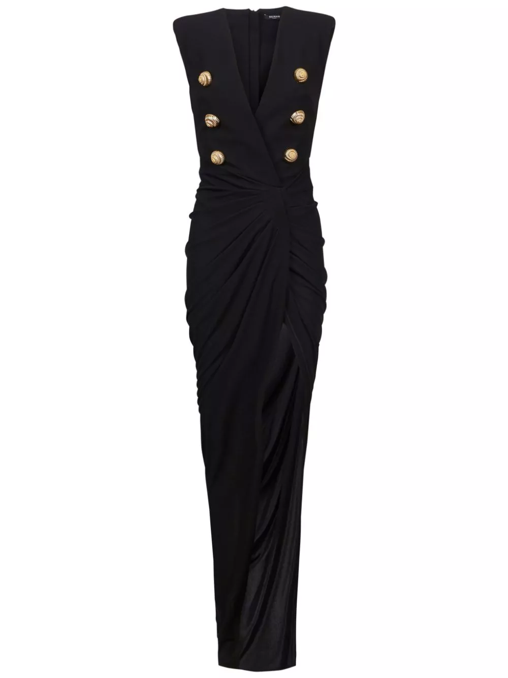 Balmain tailored crepe long dress Women 0113