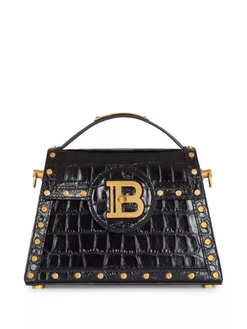 Balmain Bbuzz Dynastie embossed-crocodile bag Women 0123