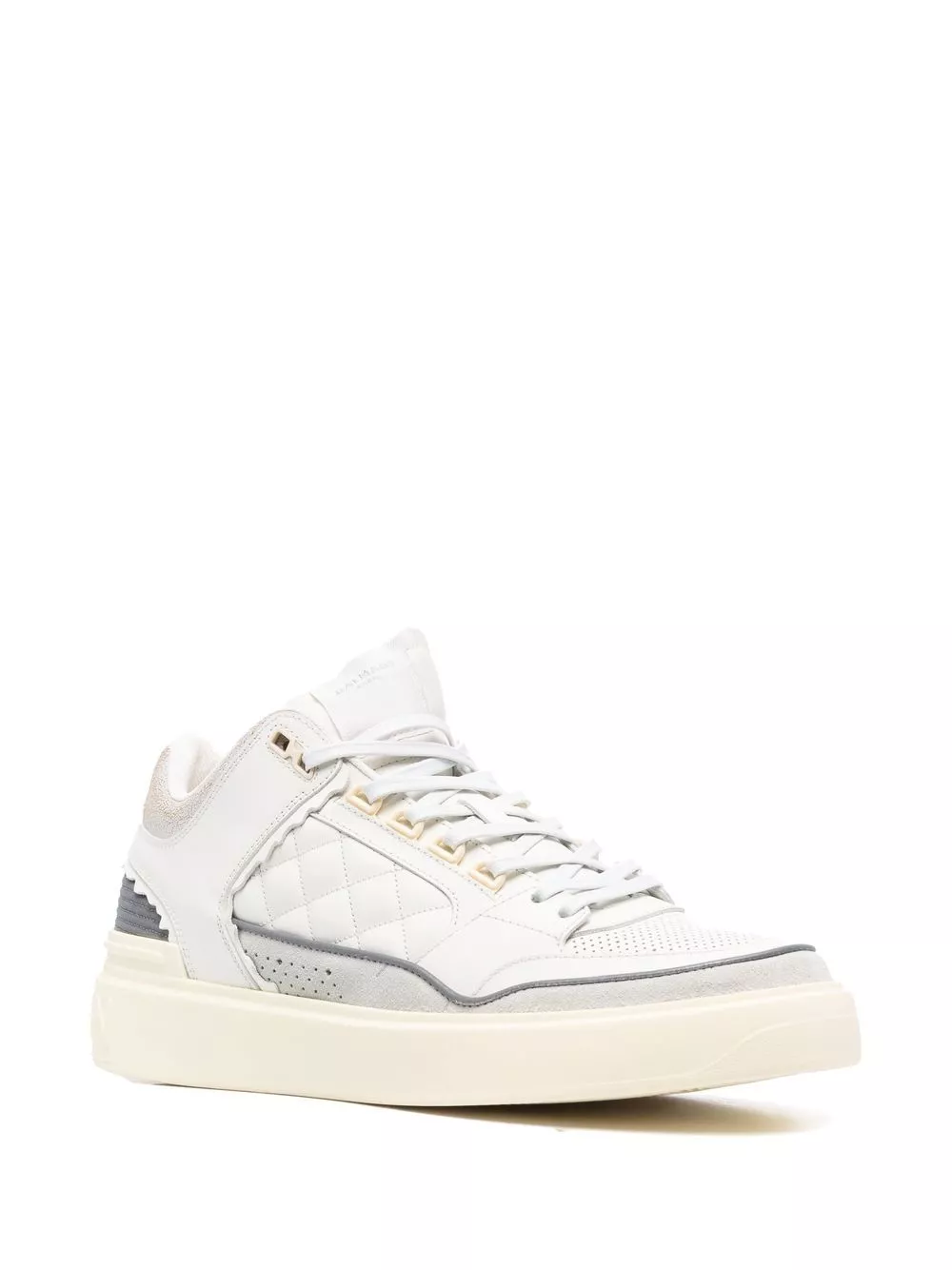 Cheap Balmain B-Court leather sneakers Men 0125