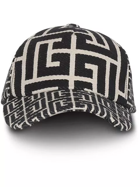 Balmain monogram jacquard cap Men 0120