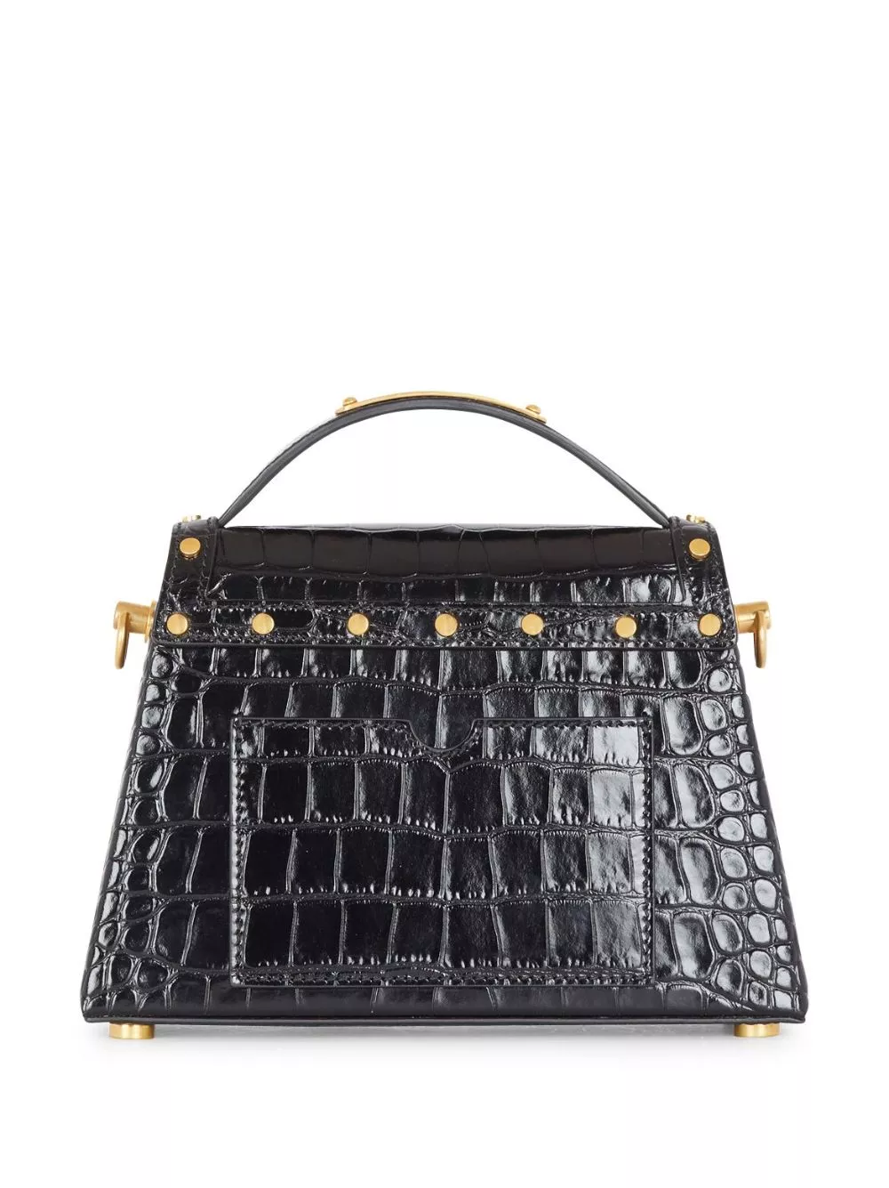 Cheap Balmain Bbuzz Dynastie embossed-crocodile bag Women 0123