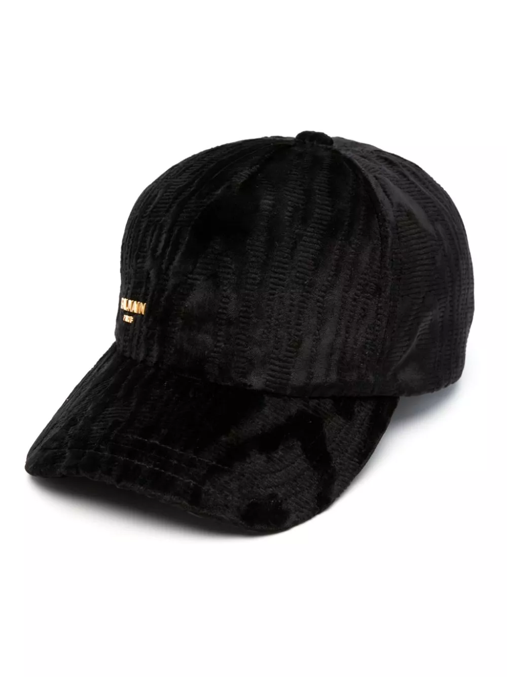 Affordable Balmain logo-plaque moire-effect cap Men 0120