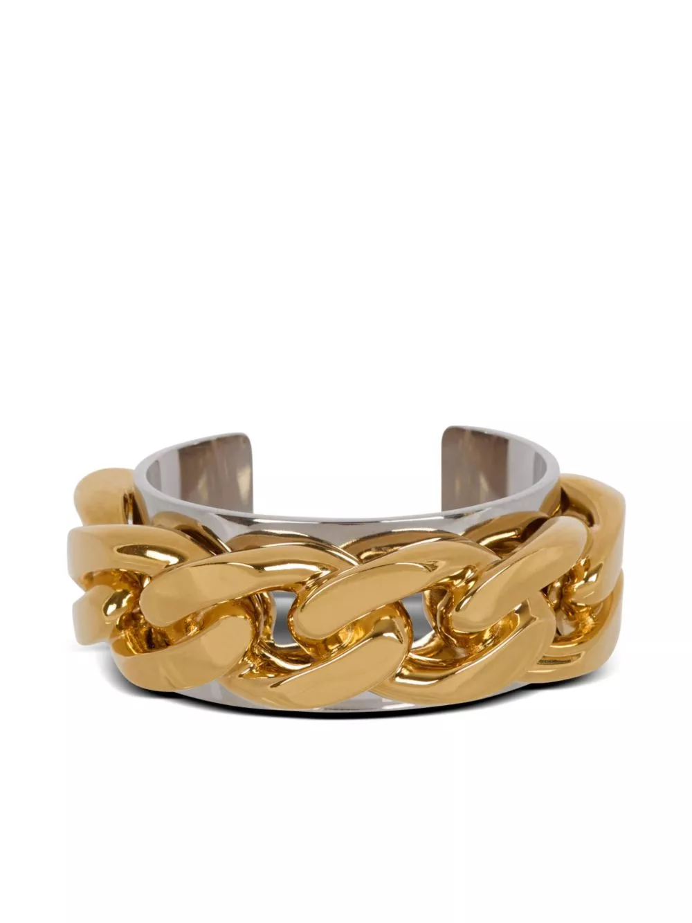 Affordable Balmain chain-embellished cuff bracelet Women 0124