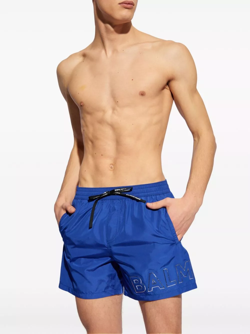 Cheap Balmain logo-print swim shorts Men 0114