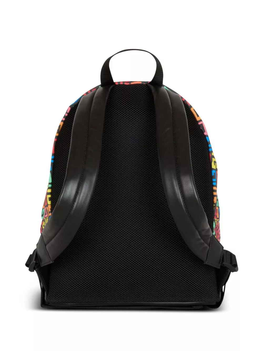 Affordable Balmain Multicoloured Pb Labyrinth Canvas backpack Men 0129