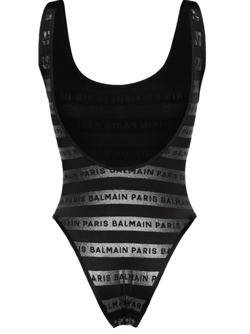 Affordable open-back Women logo-print swimsuit Balmain 0211