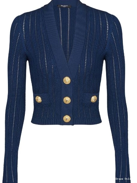 Affordable Balmain cardigan Women cropped V-neck 0210