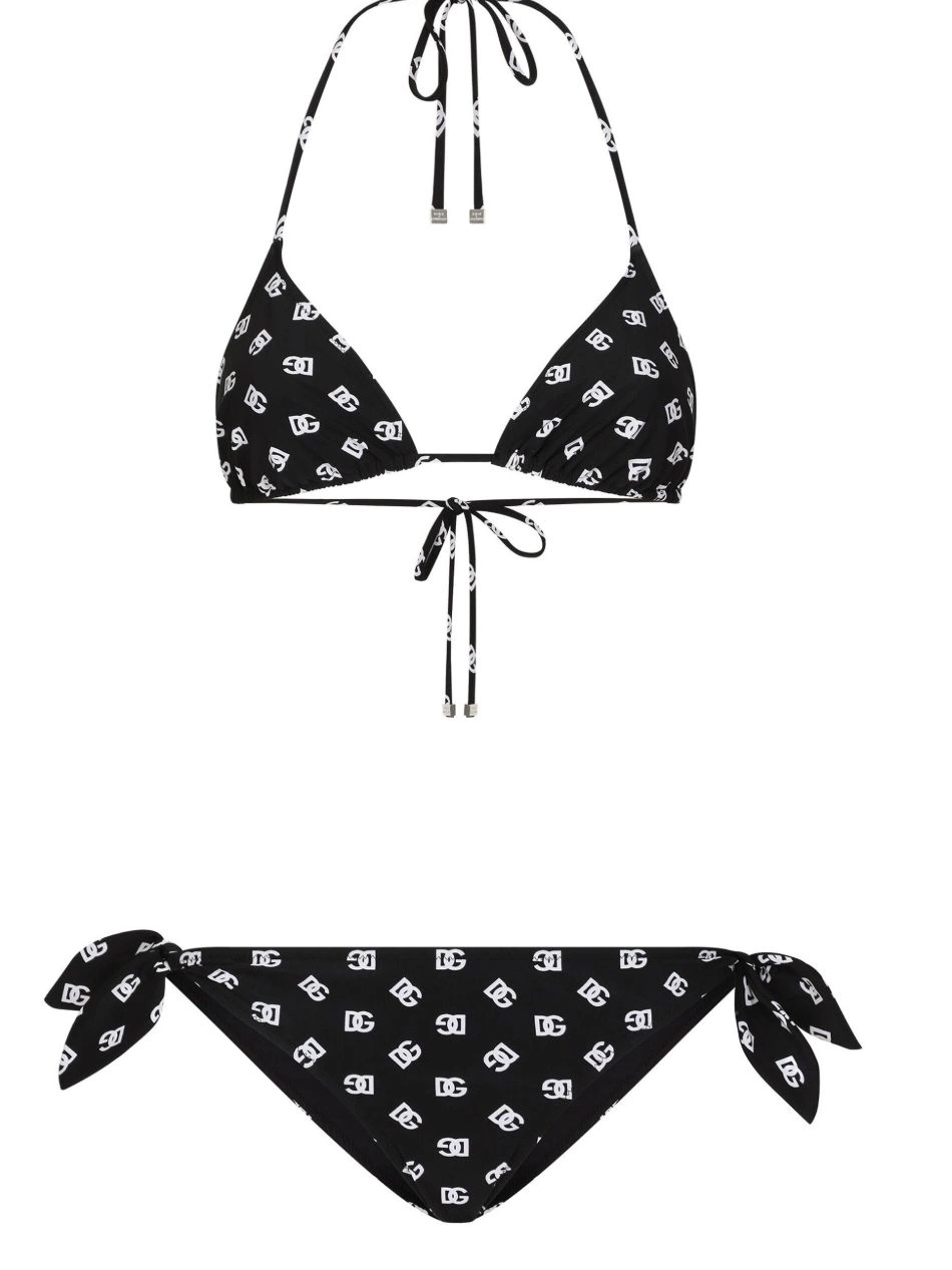 Cheap triangle-cup logo-print bikini Balmain Women 0224