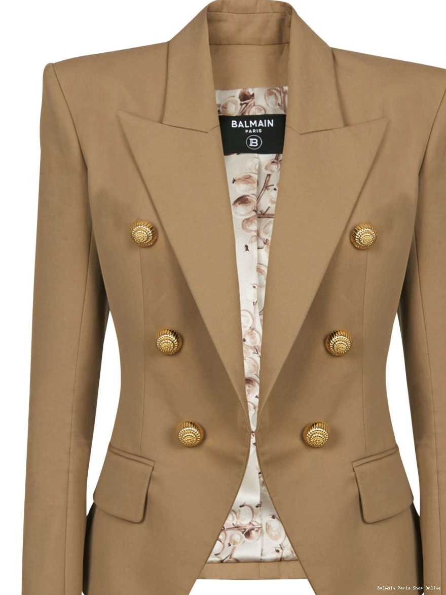 Affordable Women double-breasted buttoned Balmain blazer 0223