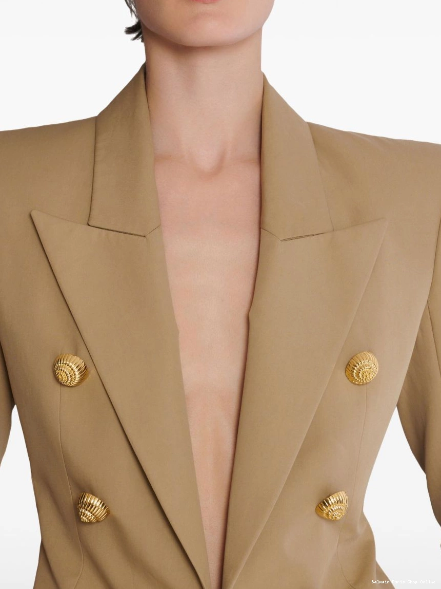 Affordable Women double-breasted buttoned Balmain blazer 0223