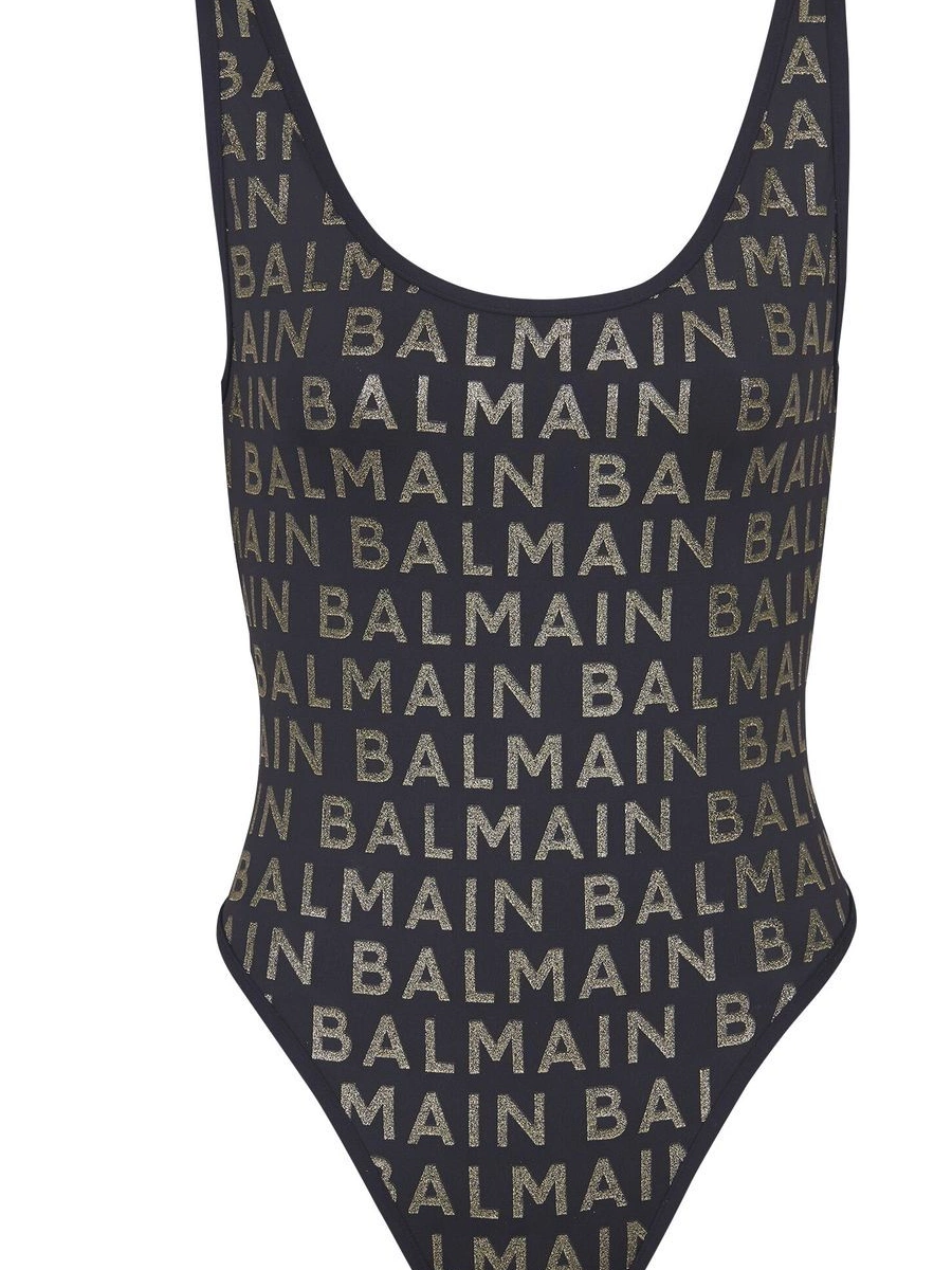 Affordable sleeveless swimsuit Women logo-print Balmain 0223