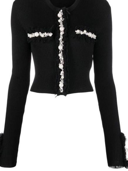 Affordable Balmain ribbed embellished Women cardigan 0215