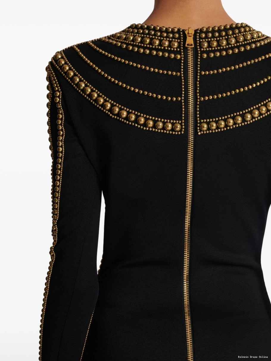 Affordable bead-embroidered Women dress Balmain 0221