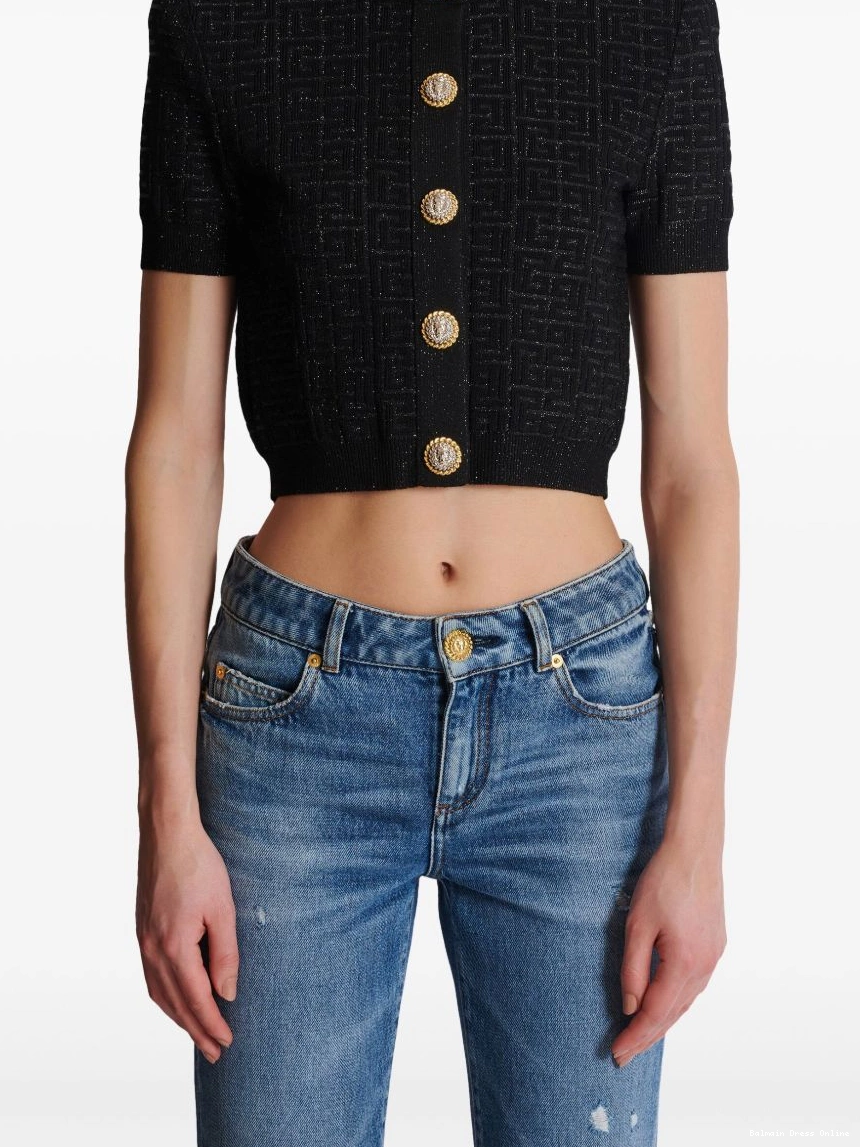 Affordable Labyrinth cardigan PB Women Balmain cropped 0216