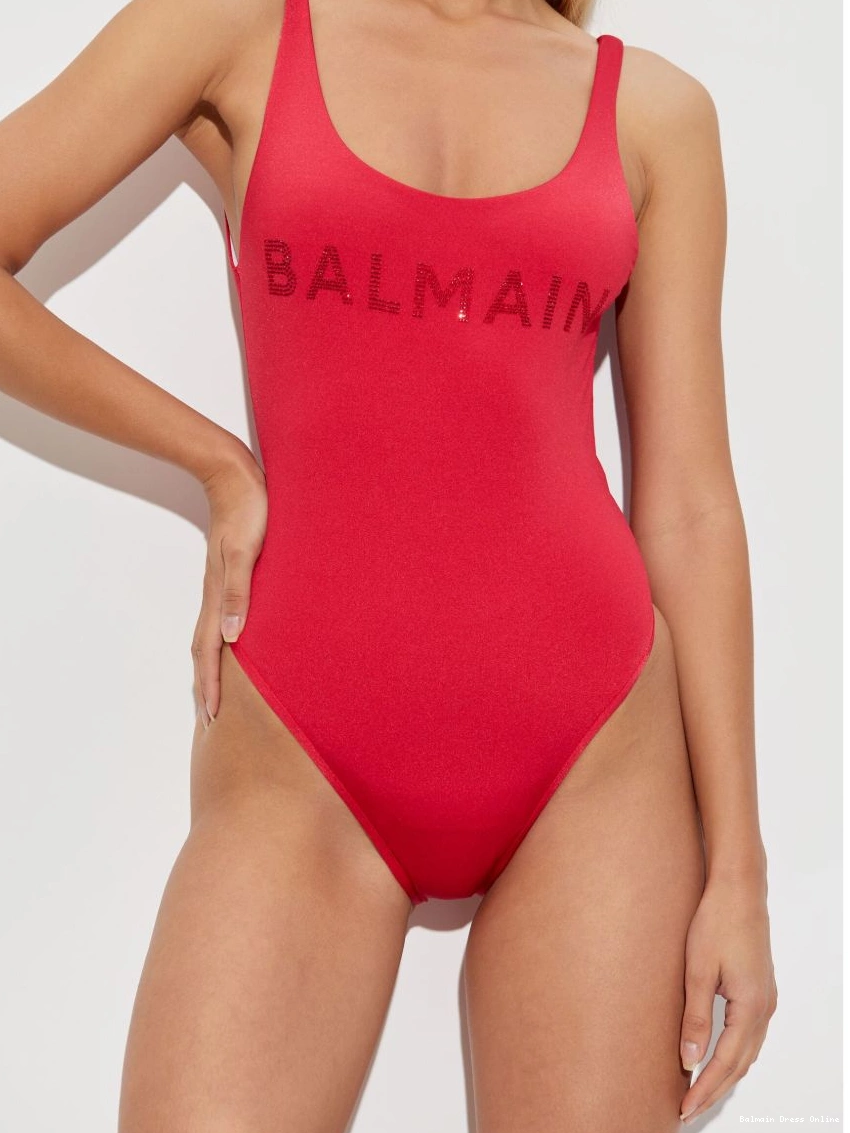 Cheap swimsuit Women Balmain logo-embellished 0220