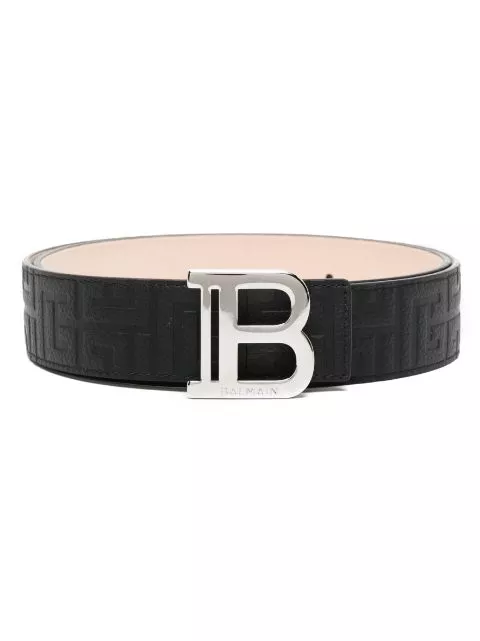 Cheap Balmain B-belt logo-plaque belt Men 0204