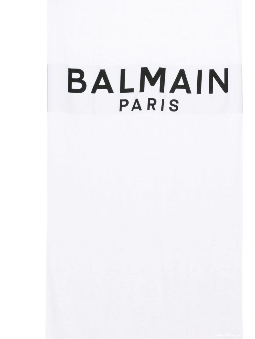 Cheap logo-jacquard towel Women beach Balmain 0220