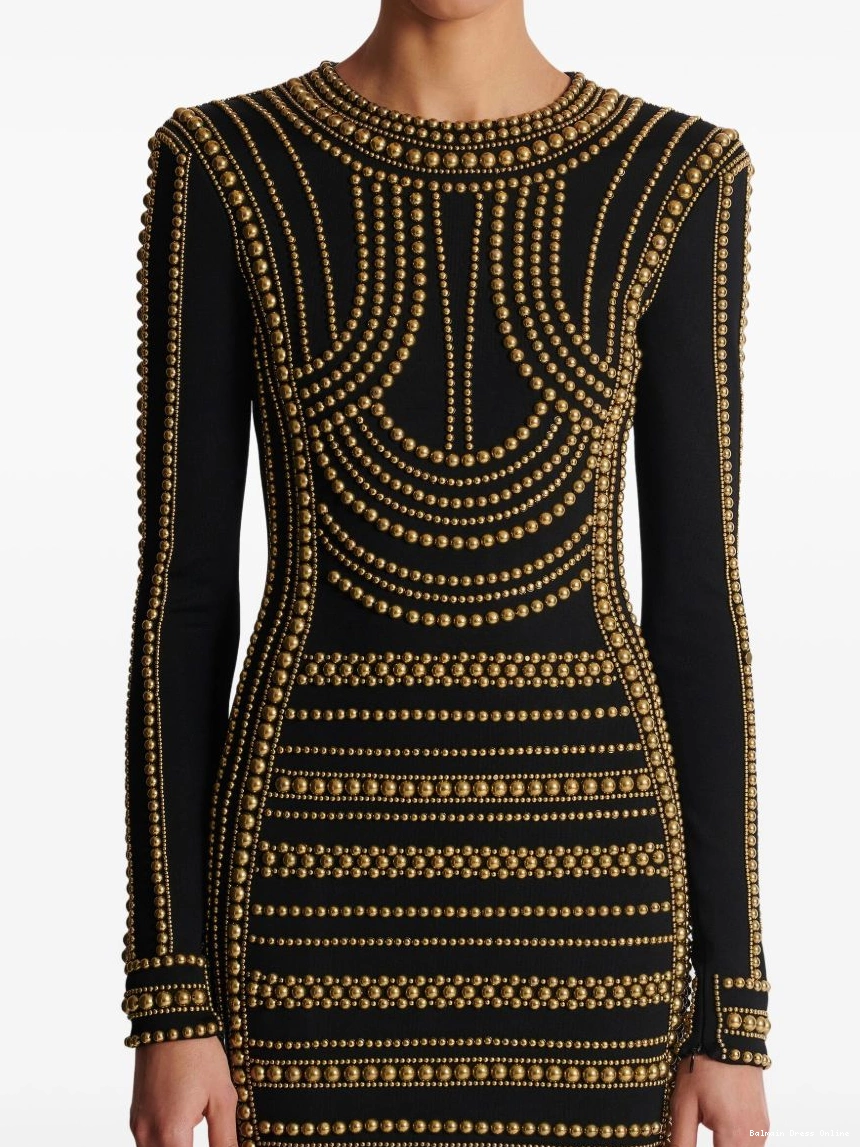 Affordable bead-embroidered Women dress Balmain 0221