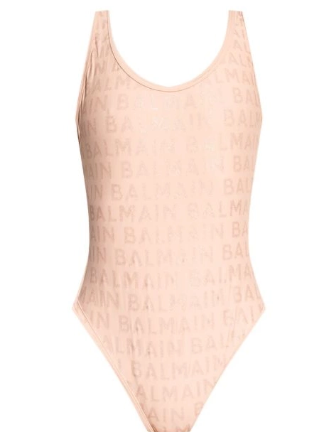 Affordable Balmain swimsuit Women logo-print 0217