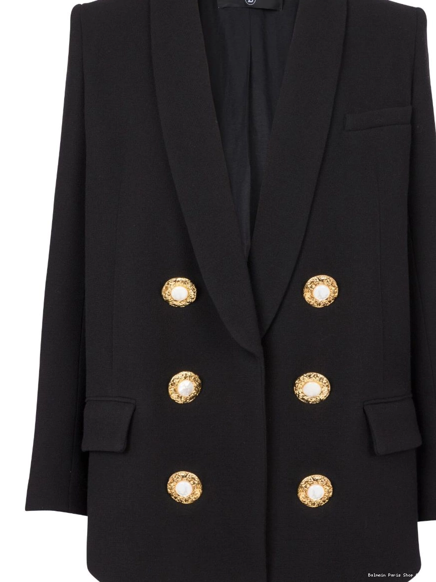 Affordable Balmain Women double-breasted jacket button-fastening 0220