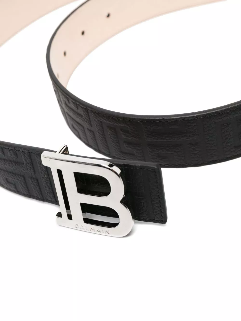 Cheap Balmain B-belt logo-plaque belt Men 0204