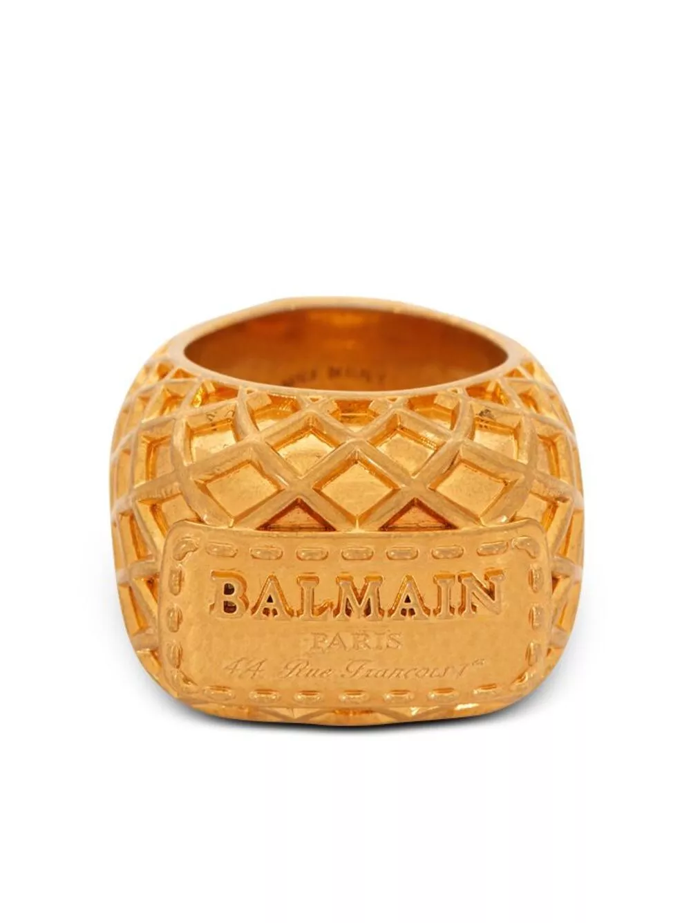 Affordable Balmain Signature embossed-finish ring Women 0203