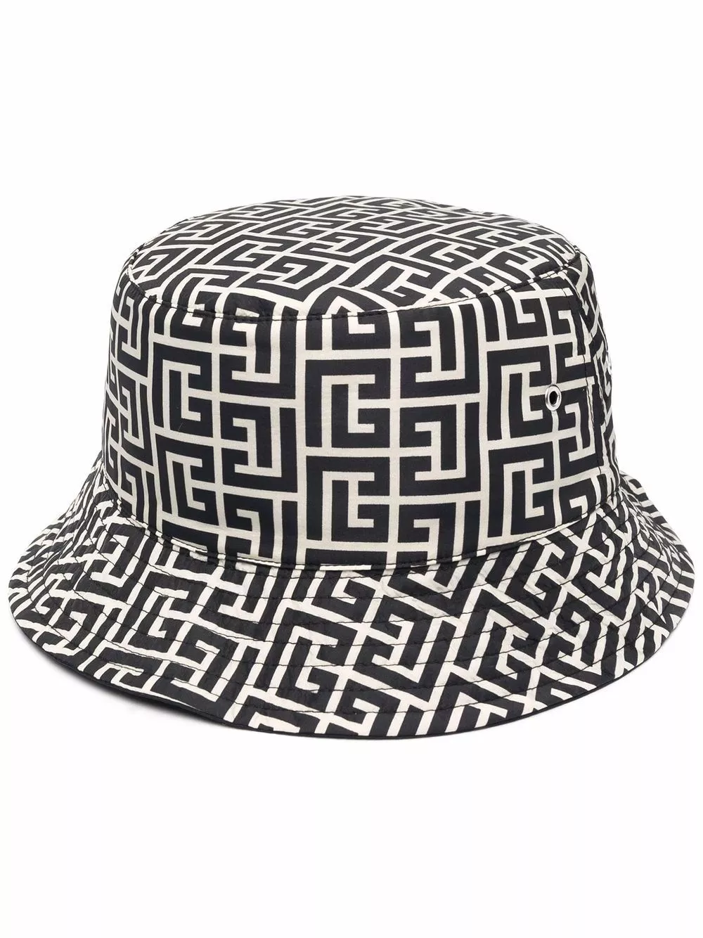 Affordable Balmain monogram-pattern bucket hat Men 0204