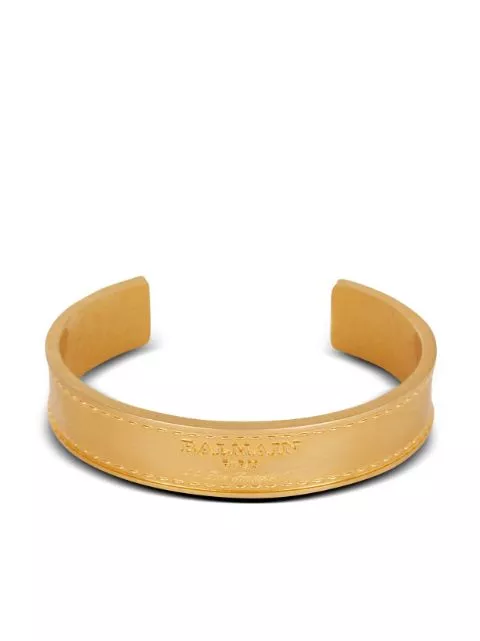 Cheap Balmain Siganture open-cuff bracelet Women 0203