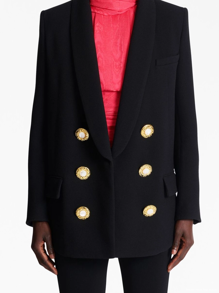 Affordable Balmain Women double-breasted jacket button-fastening 0220