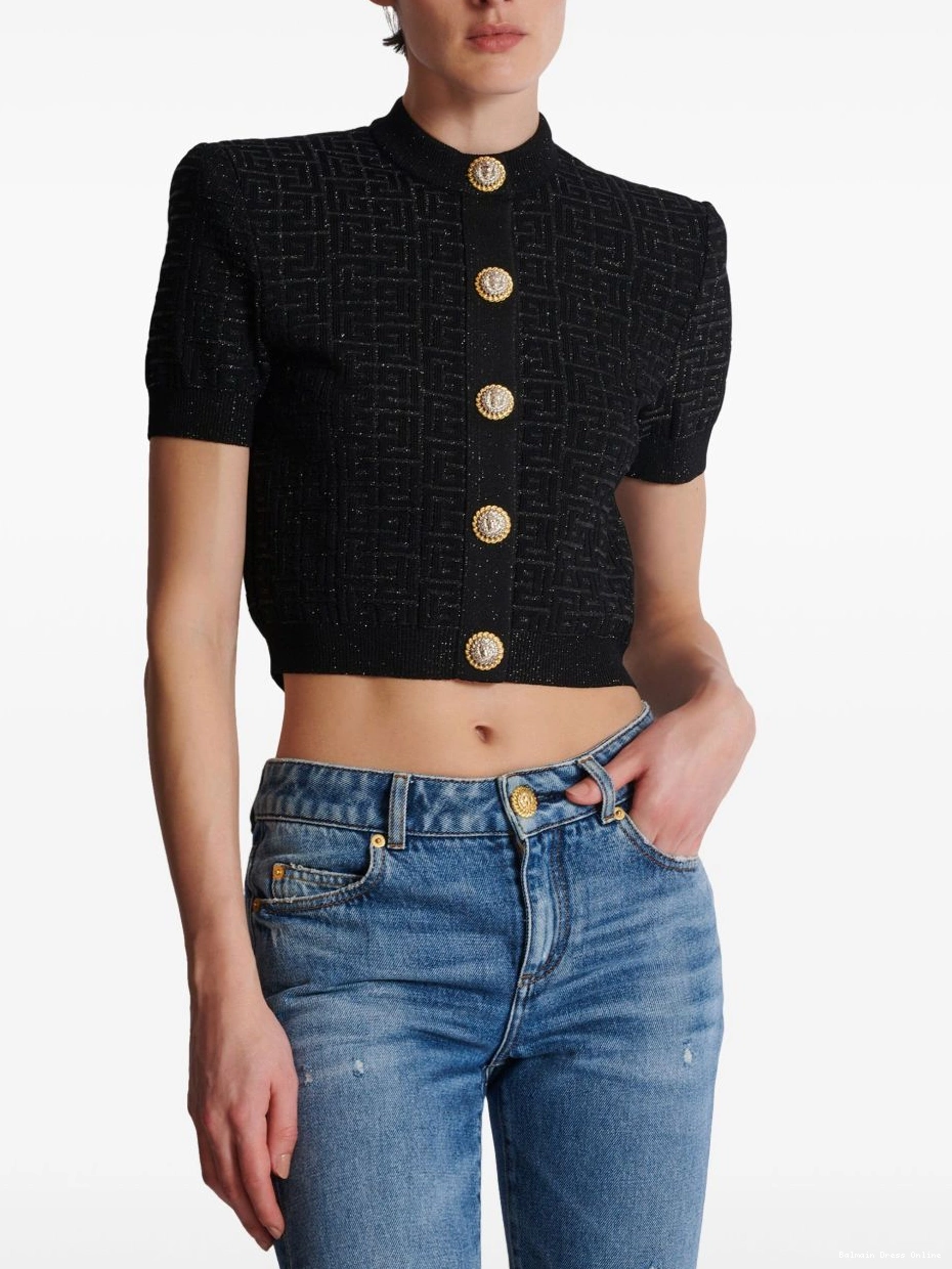 Affordable Labyrinth cardigan PB Women Balmain cropped 0216