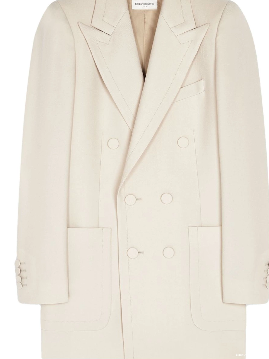 Cheap wool double-breasted blazer Balmain Women 0216