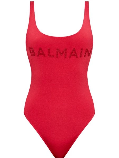 Cheap swimsuit Women Balmain logo-embellished 0220