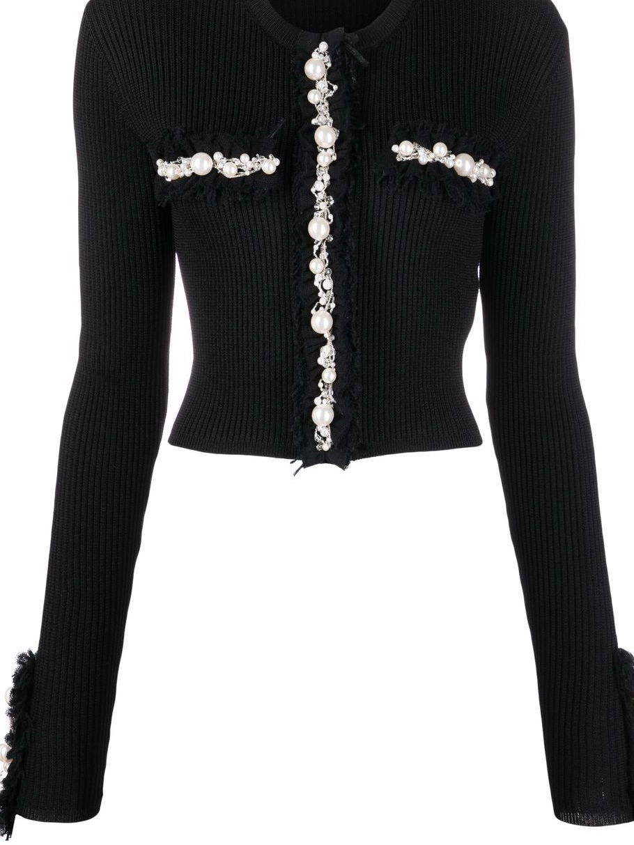 Affordable Balmain ribbed embellished Women cardigan 0215