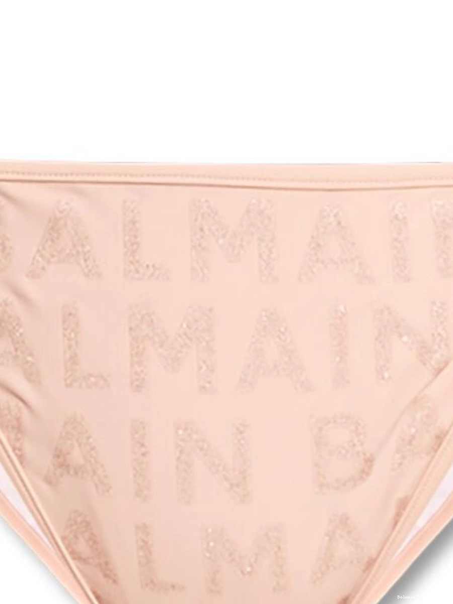 Cheap bikini Women triangle logo-print Balmain 0213