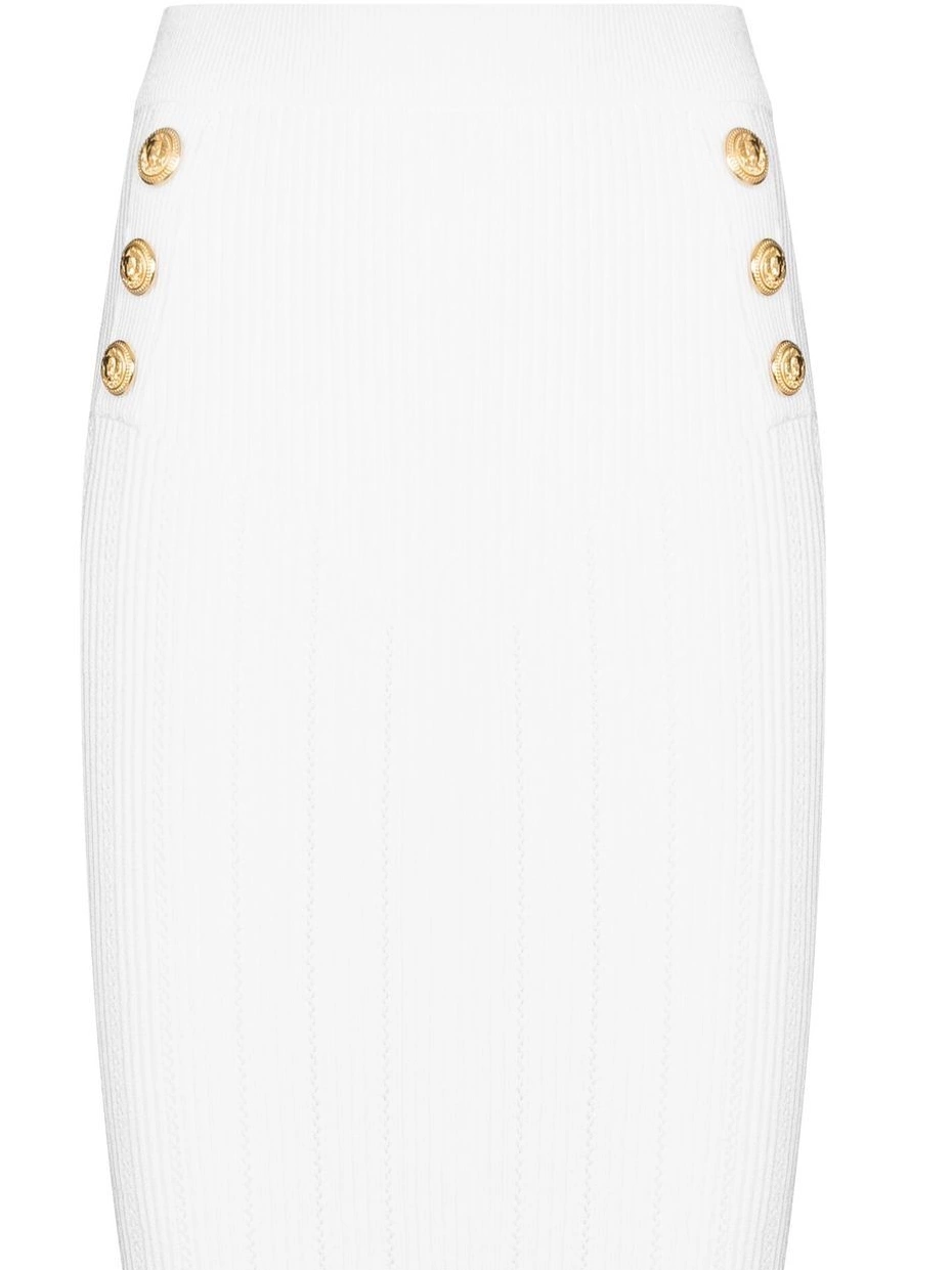 Affordable Women skirt Balmain high-waisted knitted 0212